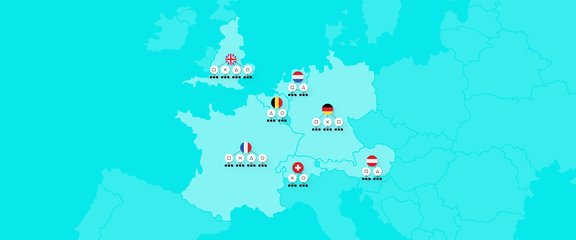 danone world map of all markets